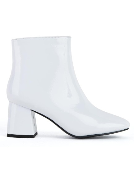 Women's Western Ankle Boot Pointed Toe Chunky Block Mid Heel Chelsea Cowboy Booties