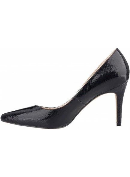 Pumps for Women Metallic High Heels Pointed Toe Stilettos Dress Heeled Pump Shoes