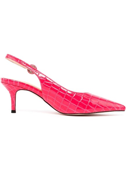 Kitten Heels for Women Pointed Toe Slingback Pumps Patent Leather Dressy Low Heel Pump Shoes