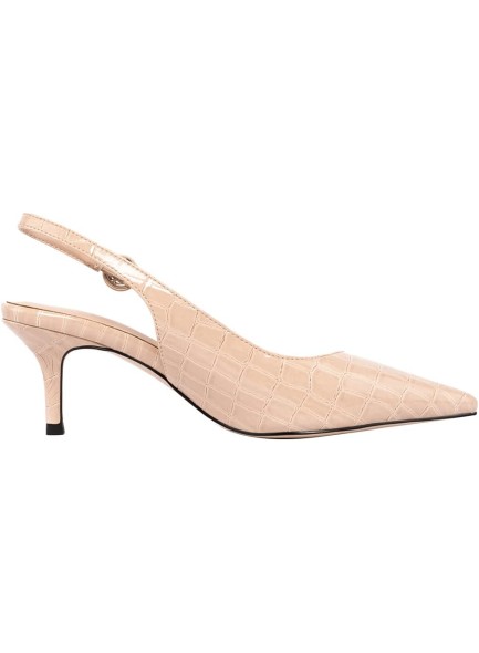 Kitten Heels for Women Pointed Toe Slingback Pumps Patent Leather Dressy Low Heel Pump Shoes