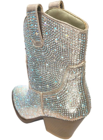 Women's Rhinestone Western Cowboy Booties