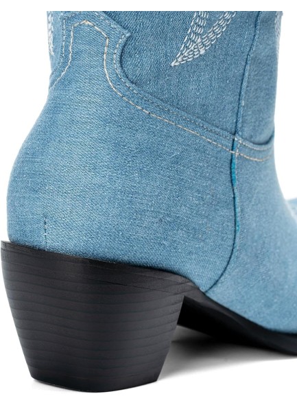 Womens White Cowgirl Boots Fashion Over the Knee Boots