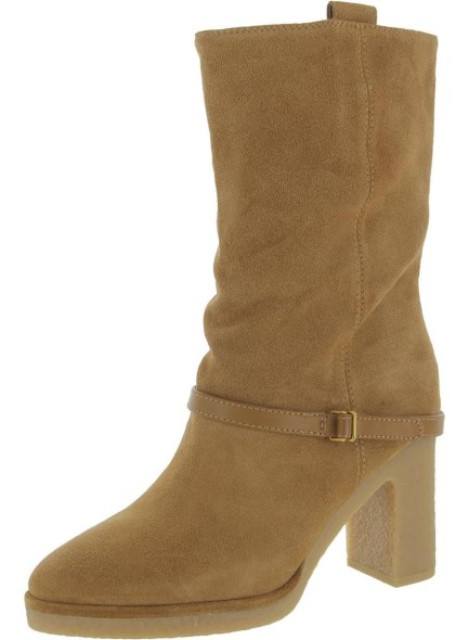 Women's Paxton Mid Calf Heeled Gum Sole Boots
