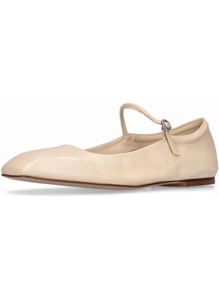 Flat Shoes for Women Square Toe Buckle Strap Dressy Comfortable Slip On Low Heel Flats