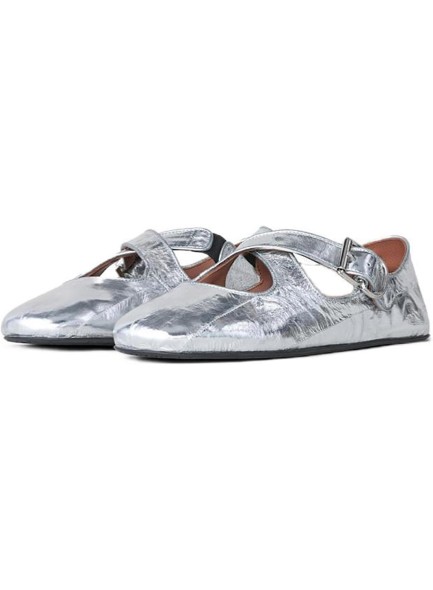 Women Criss Cross Bellet Flats Elastic Ankle Strap Flats Shoes