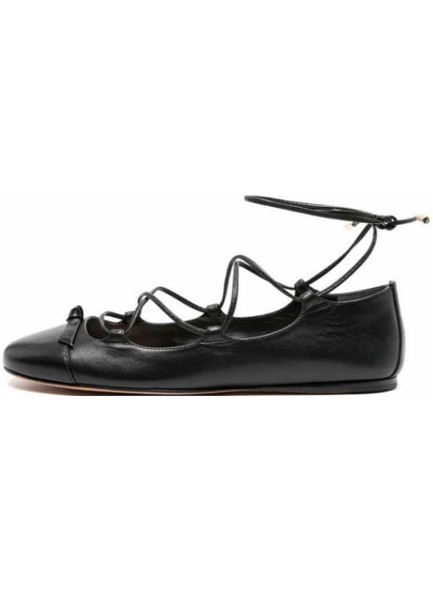 Women Lace up Round Toe Flats Ankle Strap Criss Cross Flats Casual Shoes Low Heel Flats