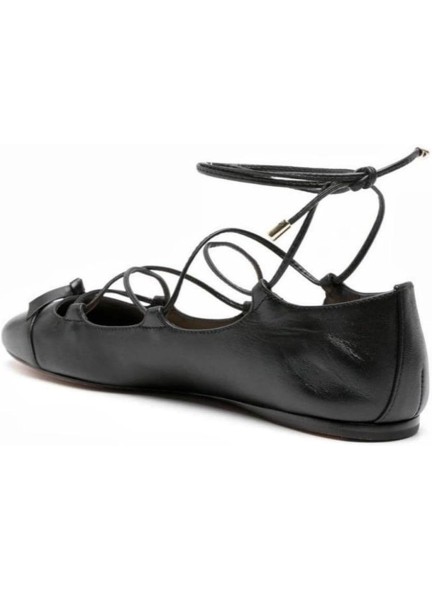 Women Lace up Round Toe Flats Ankle Strap Criss Cross Flats Casual Shoes Low Heel Flats