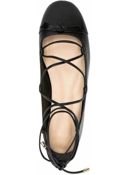 Women Lace up Round Toe Flats Ankle Strap Criss Cross Flats Casual Shoes Low Heel Flats