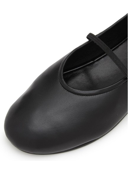 Women Round Toe Shoes Slip on Flat Shoes Dressy Comfort Ballerinas Shoes Elastic Strap