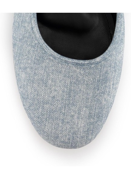 Denim Flats for Women Round Toe Flats